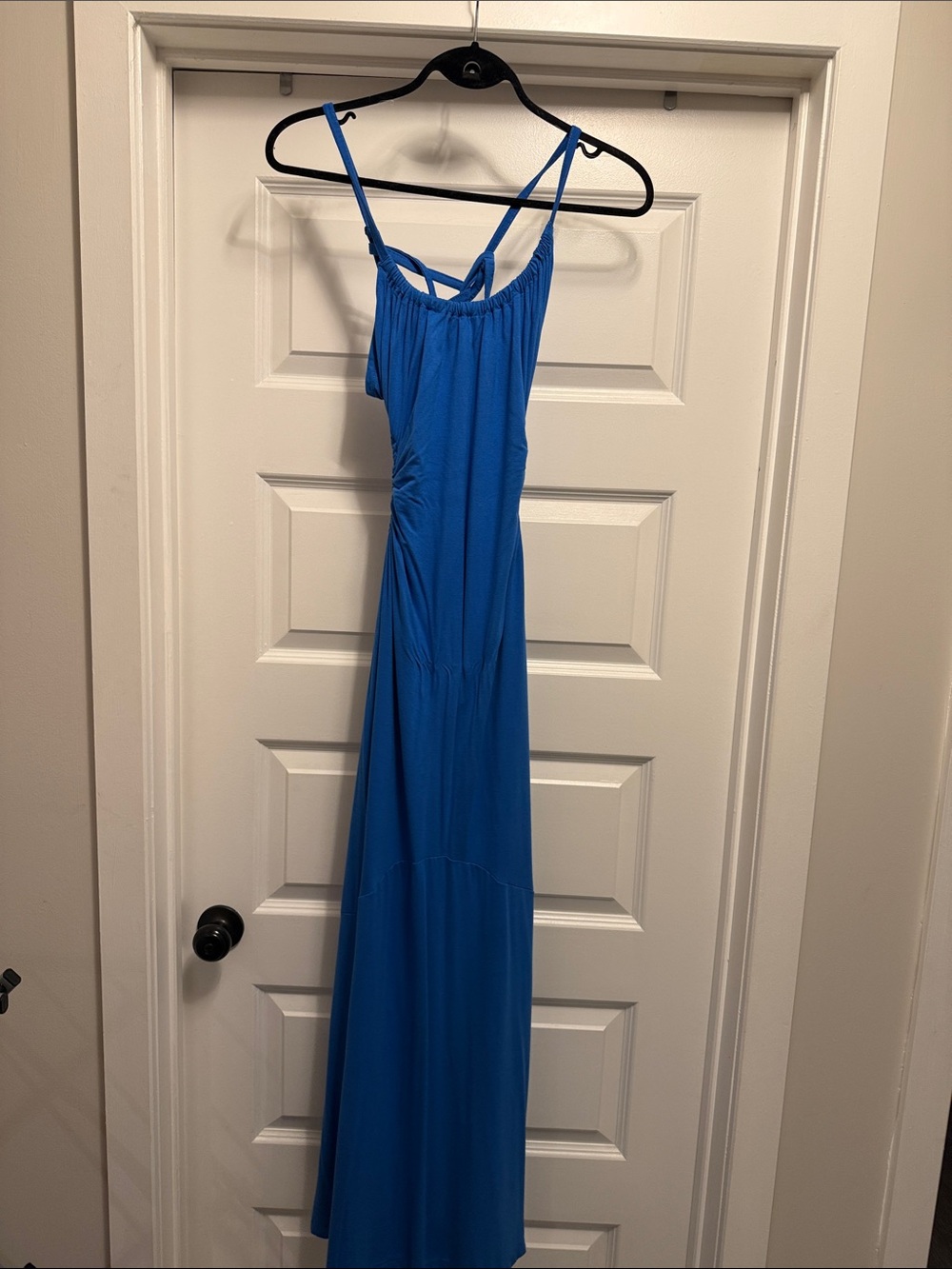 Celandine Blue Women's Strappy Maxi Dress